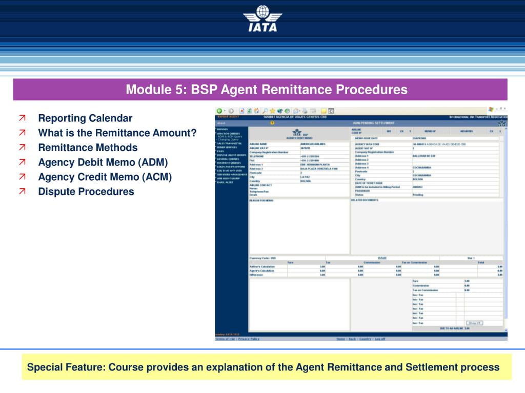 BSP Standard Documents and Procedures (e-learning)