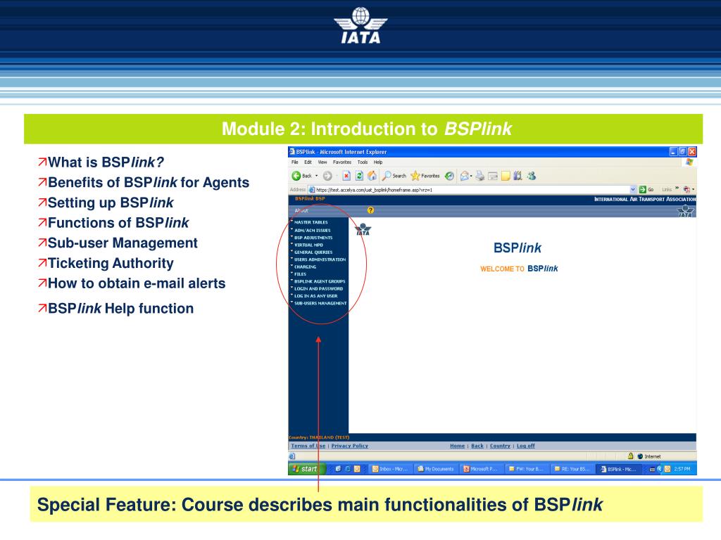 Introduction to BSPlink (e-learning)